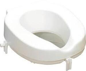 DESCRIPTION: (1) RAISED TOILET SEAT BRAND/MODEL: HOMECRAFT INFORMATION: SAVANAH, WHITE RETAIL$: $48.57 EA QTY: 1