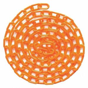 DESCRIPTION: (3) PLASTIC CHAIN BRAND/MODEL: TENSABARRIER #467D95 INFORMATION: ORANGE RETAIL$: $8.24 EA SIZE: 10' QTY: 3