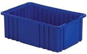 DESCRIPTION: (1) CASE OF (14) DIVIDER BOX BINS BRAND/MODEL: LEWIS BINS INFORMATION: BLUE RETAIL$: $80.00 EA SIZE: 16.5X11X2.5 QTY: 1