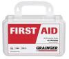 DESCRIPTION: (2) FIRST AID KIT BRAND/MODEL: GRAINGER #39N814 RETAIL$: $31.43 EA SIZE: 10 PERSON KIT QTY: 2