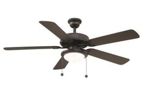 DESCRIPTION (1) TRICE CEILING FAN BRAND/MODEL YG269BP-BK ADDITIONAL INFORMATION BLACK/LED/RETAILS AT $69.52 SIZE 52"D X 16.5"H X 52"W THIS LOT IS ONE