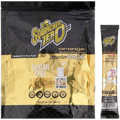 DESCRIPTION: (2) CASES OF (4) PACKS OF (8) SPORTS DRINK MIX POWDER CONCENTRATE BRAND/MODEL: SQWINCHER #45HE88 RETAIL$: $51.10 EA SIZE: 2.5 GAL YIELD Q