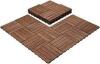 DESCRIPTION: (1) CASE OF (27) WOOD FLOORING TILES FOR PATIO BRAND/MODEL: YAHEETECH #592114 INFORMATION: BROWN RETAIL$: $150.00 EA SIZE: 12X12 QTY: 1