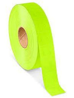 DESCRIPTION: (3) ROLLS OF LABELS BRAND/MODEL: MONARCH #1136 INFORMATION: FLUORESCENT GREEN RETAIL$: $34.45 EA SIZE: 1,750 LABELS PER ROLL QTY: 3