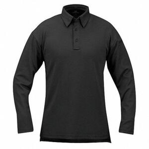 DESCRIPTION: (3) LS POLO CORRECTIONS LOGO LONG SLEEVE BRAND/MODEL: PROPPER #599V20 INFORMATION: BLACK RETAIL$: $60.00 EA SIZE: 5XL QTY: 3