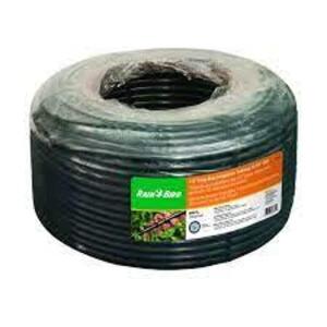 DESCRIPTION: (2) TUBING FOR DRIP IRRIGATION BRAND/MODEL: RAIN BIRD INFORMATION: BLACK RETAIL$: $58.99 EA SIZE: 500 FT 0.7" OD QTY: 2