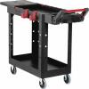 DESCRIPTION: (1) ADAPTABLE-DESIGN UTILITY CART BRAND/MODEL: RUBBERMAID COMMERCIAL PRODUCTS RETAIL$: $335.98 EA SIZE: 46.5 OVERALL LENGTH 36IN HEIGHT Q