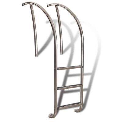 DESCRIPTION (1) S.R. SMITH ARTISAN SERIES LADDER BRAND/MODEL ART-1003 ADDITIONAL INFORMATION POLISHED STAINLESS STEEL/3-STEP/RETAILS AT $845.00 SIZE 7