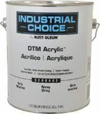 DESCRIPTION: (2) INTERIOR AND EXTERIOR PAINT BRAND/MODEL: RUST-OLEUM #5H894 INFORMATION: NAVY GRAY RETAIL$: $67.43 EA SIZE: 1 GALLON QTY: 2