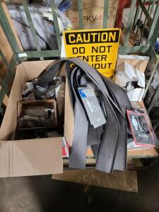 DESCRIPTION (1) CART OF VARIOUS ITEMS ADDITIONAL INFO SEE INSPECTION, CART NOT INCLUDED THIS LOT IS ONE MONEY QTY 1