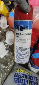 DESCRIPTION: (6) RUST INHIBITOR SPRAY PAINT BRAND/MODEL: CLASS C SOLUTIONS #BD1341 INFORMATION: RED RETAIL$: $12.34 EA SIZE: 12 OZ QTY: 6