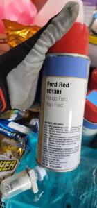 DESCRIPTION: (6) SPRAY PAINT BRAND/MODEL: CLASS C SOLUTIONS GROUP #BD1381 INFORMATION: FORD RED RETAIL$: 8.76 SIZE: 12 OZ QTY: 6