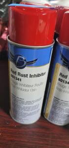 DESCRIPTION: (6) RUST INHIBITOR SPRAY PAINT BRAND/MODEL: CLASS C SOLUTIONS #BD1341 INFORMATION: RED RETAIL$: $12.34 EA SIZE: 12 OZ QTY: 6