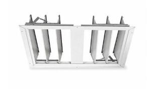 DESCRIPTION (1) DAYTON CEILING TRUSS SHUTTER BRAND/MODEL 4HA12 ADDITIONAL INFORMATION WHITE/SHUTTER FREE AREA: 7.126 SQ-FT/1500 FPM/RETAILS AT $ 105.2