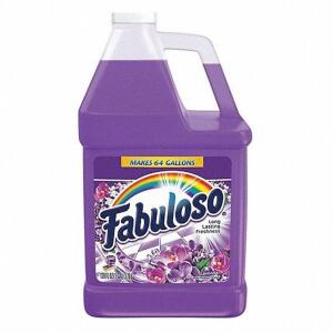 DESCRIPTION: (2) ALL PURPOSE CLEANER CONCENTRATE BRAND/MODEL: FABULOSO #55EY07 INFORMATION: LAVENDER, MAKES UP TO 64 GALLONS OF CLEANER RETAIL$: $42.0