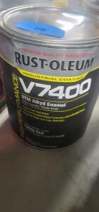 DESCRIPTION: (1) INTERIOR EXTERIOR PAINT BRAND/MODEL: RUST-OLEUM #2ZLR2 INFORMATION: SAFETY RED RETAIL$: $105.89 EA SIZE: 1 GALLON QTY: 1