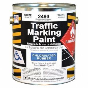 DESCRIPTION: (1) TRAFFIC ZONE MARKING PAINT BRAND/MODEL: RAE #3EHG5 INFORMATION: WHITE RETAIL$: $99.21 EA SIZE: 1 GALLON QTY: 1