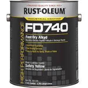 DESCRIPTION: (1) FAST DRY ALKYD BRAND/MODEL: RUST-OLEUM #RD740 INFORMATION: SAFETY YELLOW RETAIL$: $70.00 EA SIZE: 1 GALLON QTY: 1