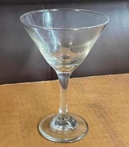 (16) - CT. BOX OF MARTINI GLASSES