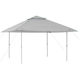 DESCRIPTION: (1) INSTANT CANOPY W/LED LIGHTS BRAND/MODEL: OZARK TRAIL INFORMATION: REMOTE CONTROLLED LED LIGHTING, RETAIL$: $129.99 SIZE: 13' X 13' QT