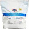 DESCRIPTION: (2) BAGS GERMICIDAL DISINFECTING WIPES BRAND/MODEL: CLOROX/4XKR8 INFORMATION: 110 WIPES PER BAG RETAIL$: $150.86/2PACK SIZE: 12" X 12" SH