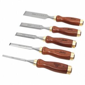 DESCRIPTION (1) BAILEY CHISEL CARBON CHROME STEEL BRAND/MODEL STANLEY #24N408 ADDITIONAL INFORMATION RETAILS FOR $90.33 SIZE 9IN 5 PIECES THIS LOT IS