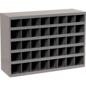 DESCRIPTION (1) STORAGE PARTS BIN CABINET BRAND/MODEL DURHAM #T9F252022 ADDITIONAL INFORMATION RETAILS FOR $151.95 SIZE 40 COMPARTMENTS THIS LOT IS ON