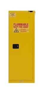 DESCRIPTION: (1) FLAMMABLE STORAGE CABINET BRAND/MODEL: DURHAM/1022S-590 INFORMATION: SELF CLOSE, LIGHT DAMAGE, SEE INSPECTION RETAIL$: $1,642 SIZE: 2