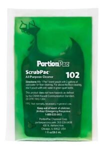 DESCRIPTION: (1) CASE OF (30) SCRUBPAC ALL PURPOSE CLEANER BRAND/MODEL: PORTIONPAC 102 SIZE: 1 OZ QTY: 1