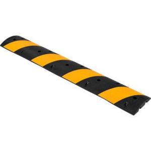 DESCRIPTION: (1) PORTABLE RUBBER SPEED BUMP BRAND/MODEL: GLOBAL INDUSTRIAL #4632709234 INFORMATION: BLACK AND YELLOW RETAIL$: $134.95 EA SIZE: 72"L QT