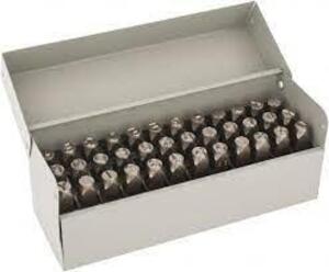 DESCRIPTION: (1) STEEL STAMP LETTER SET WITH CASE BRAND/MODEL: C.H. HANSON #20627 RETAIL$: $267.88 EA SIZE: 3/8" QTY: 1