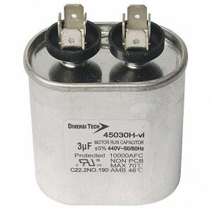 DESCRIPTION: (3) MOTOR RUN CAPACITOR BRAND/MODEL: DIVERSITECH #59FE61 RETAIL$: $2.92 EA SIZE: 440V QTY: 3