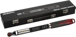 DESCRIPTION: (1) DIGITAL TORQUE WRENCH WITH CASE BRAND/MODEL: ADELCO INFORMATION: BLACK CASE RETAIL$: $116.46 EA QTY: 1