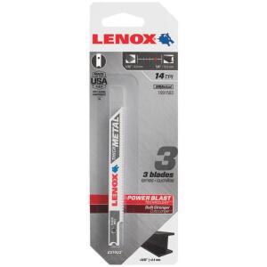 DESCRIPTION: (4) JIG SAW BLADES BRAND/MODEL: LENOX #B514T3 RETAIL$: $9.79 EA SIZE: 3 PACK QTY: 4