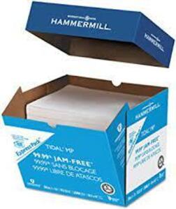 DESCRIPTION: (1) PAPER EXPRESS PACK BRAND/MODEL: HAMMERMILL TIDAL #163120 INFORMATION: WHITE, 92 BRIGHTNESS RETAIL$: $47.82 EA SIZE: 8-1/2"X11", 2500