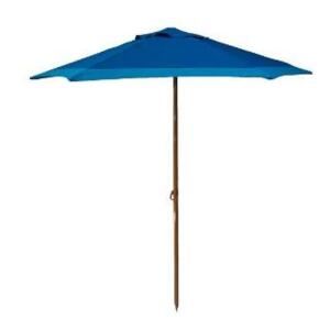 DESCRIPTION: (1) OUTDOOR PATIO AND BEACH UMBRELLA BRAND/MODEL: COPA SKIN CANCER FOUNDATION INFORMATION: BLUE RETAIL$: $125.25 EA QTY: 1