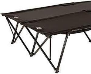 DESCRIPTION: (1) DOUBLE KWIK COT BRAND/MODEL: KAMP-RITE #FC321 INFORMATION: BLACK RETAIL$: $131.22 EA SIZE: 55X85 QTY: 1