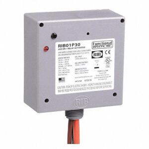 DESCRIPTION: (2) ENCLOSED PRE-WIRED RELAY BRAND/MODEL: FUNCTIONAL DEVICES INC #21GP39 RETAIL$: $68.38 EA SIZE: 120V AC, 15A @ 600V/30A @ 300V, 20A @ 2