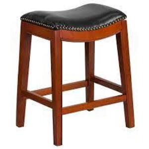 DESCRIPTION: (1) COUNTER HEIGHT STOOL BRAND/MODEL: FLASH FURNITURE #TA-411026-LC-GG INFORMATION: CHERRY WOOD RETAIL$: $137.99 EA QTY: 1