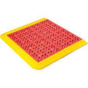 DESCRIPTION (1) EMERGENCY SHOWER MAT KIT BRAND/MODEL WEARWELL #546.58X27X30RDYL ADDITIONAL INFORMATION RETAILS FOR $180.62 SIZE 55//8X2FT 3IN X 2FT 6