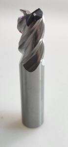 DESCRIPTION: (1) SOLID CARBIDE SQ END MILL BRAND/MODEL: ACCUPRO 07765985 RETAIL$: $ 25.26 EA SIZE: 3/8 CUT/SHANK, 5/8" LOC QTY: 1