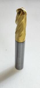 DESCRIPTION: (1) SOLID CARBIDE BALL END ILL BRAND/MODEL: HERTEL 74610916 RETAIL$: 43.96 SIZE: 5/16"M13/16"LOC QTY: 1