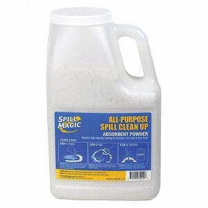 DESCRIPTION: (1) ABSORBENT POWDER BRAND/MODEL: SPILL MAGIC #437J98 INFORMATION: ABSORB 1 GAL PER 3 LB RETAIL$: $14.70 EA SIZE: 3 LB QTY: 1