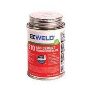 DESCRIPTION: (2) ABS CEMENT BRAND/MODEL: EZ WELD 210 RETAIL$: $8.00 EA SIZE: 8 OZ QTY: 2