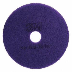 DESCRIPTION (1) PACK OF (5) NON WOVEN POLYESTER FIBER ROUND DIAMOND FLOOR PAD BRAND/MODEL SCOTCH BRITE #4NYU8 ADDITIONAL INFORMATION RETAILS FOR $323.