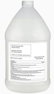 DESCRIPTION: (2) ALCOHOL ANTISEPTIC BRAND/MODEL: TOPICAL SOLUTION HAND RUB INFORMATION: 0.8 RETAIL$: $40.00 EA SIZE: 1 GALLON QTY: 2