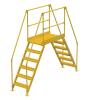 DESCRIPTION: (1) CROSSOVER BRIDGE BRAND/MODEL: COTTERMAN INFORMATION: STEEL, 500LB LOAD CAPACITY RETAIL$: $2,499 SIZE: 48" TOP STEP HEIGHT, 114" OVERA