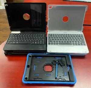 DESCRIPTION: (6) IPAD KEYBOARD CASES AND (1) PROTECTIVE CASE WITH STYLUS LOCATION: OFFICE QTY: 1
