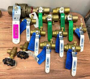 DESCRIPTION: VARIOUS SIZE SHUT-OFF VALVES LOCATION: SHOWROOM #2 QTY: 1