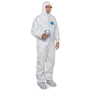 DESCRIPTION (1) CASE OF (6) DELUXE COVERALLS BRAND/MODEL TYVEK #4000 ADDITIONAL INFORMATION RETAILS FOR $10.00 EA SIZE SIZE LG THIS LOT IS ONE MONEY Q